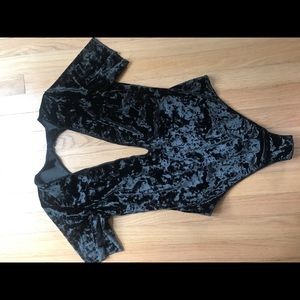 Victoria’s Secret velvet bodysuit
